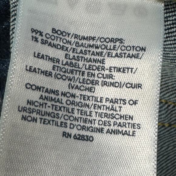Lands End Square Rigger Straight Fit Jeans Medium Blue Wash Mens size 35x33 - Picture 8 of 8